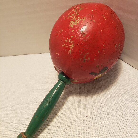 MARACHA RATTLE - MARACA SHAKER - VINTAGE MEXICAN - Picture 5 of 10